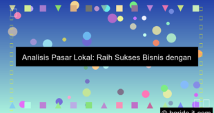 gambar analisis pasar lokal