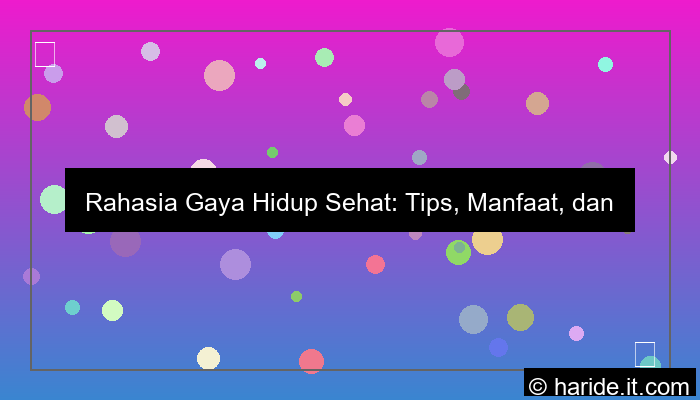 ilustrasi gaya hidup sehat