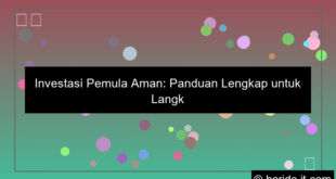 investasi pemula aman