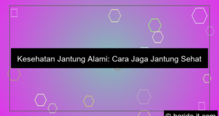 grafik kesehatan jantung alami