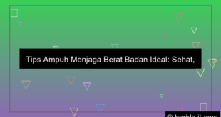 menjaga berat ideal