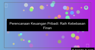 perencanaan keuangan pribadi
