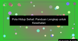 pola hidup sehat