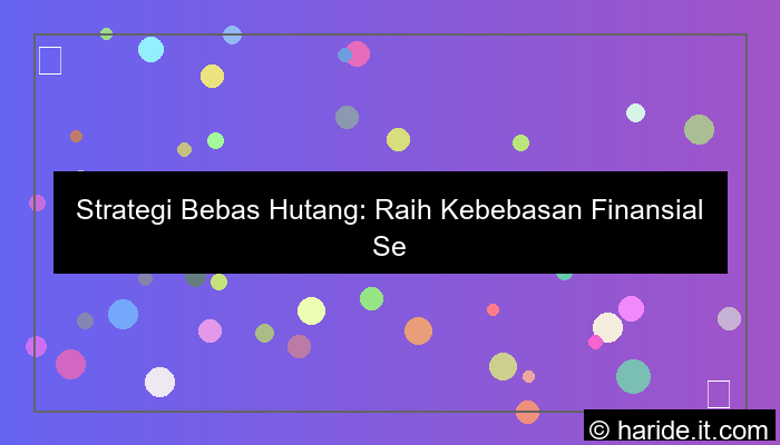 strategi bebas hutang