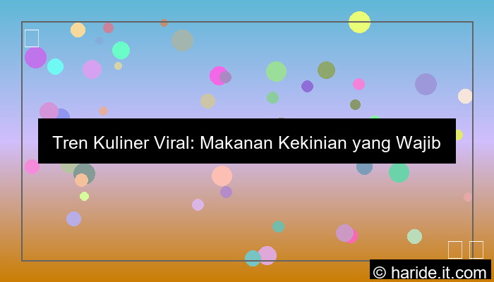 tren kuliner viral